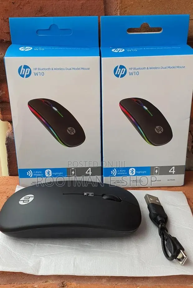 Ergonomic Handle Mouse With RGB Lights - Hp · Photo 1