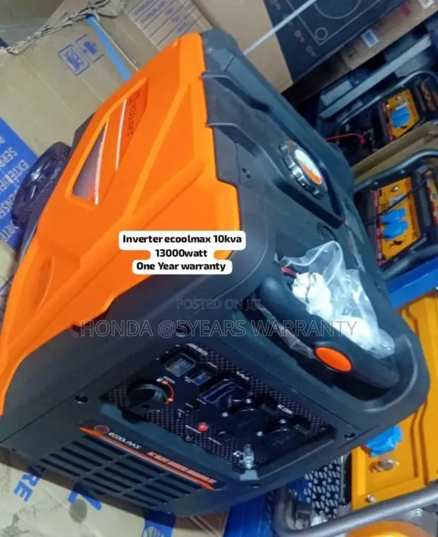 Press to Start Ecoolmax Inverter 10kva 13000watt Petrol · Photo 1