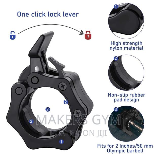 Olympic 2"Spinlock Collar Barbell (R Lock) · Photo 2
