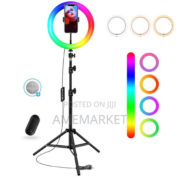 RGB Led Selfie Ring Light Tiktok Makeup Video · Photo 1