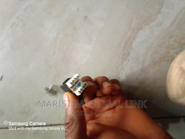 Cat6 KEYSTONE JACK to RJ45 Network Adapter · Photo 1