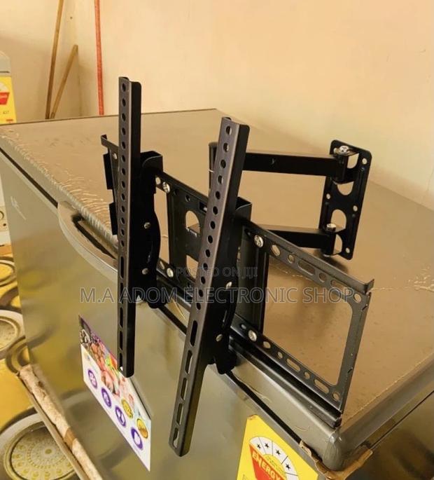 Affordable Adjustable Corner Tv Mount for 32” to 55”(Black). · Photo 1