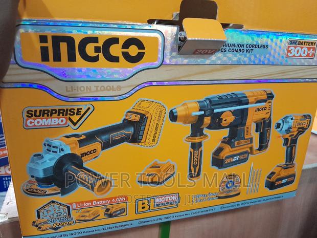 20v Lithium-ion Cordless 3pcs Combo Kit · Photo 1