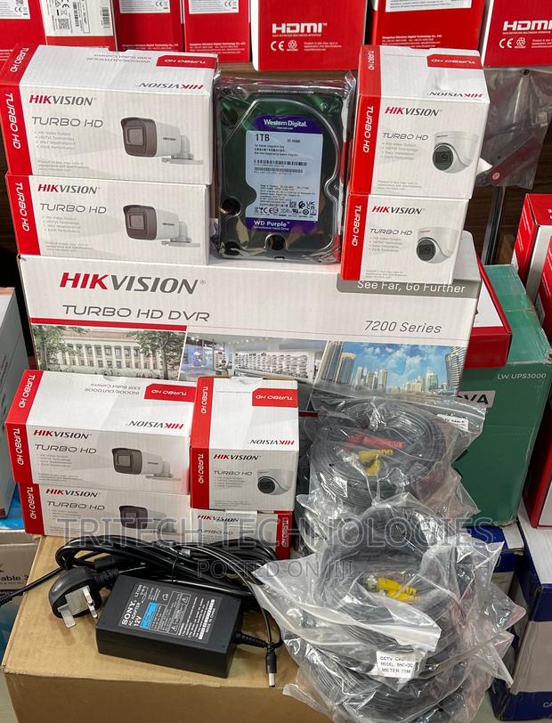 HIKVISION 8ch Kit Complete With 1TB HDD 2MP · Photo 1
