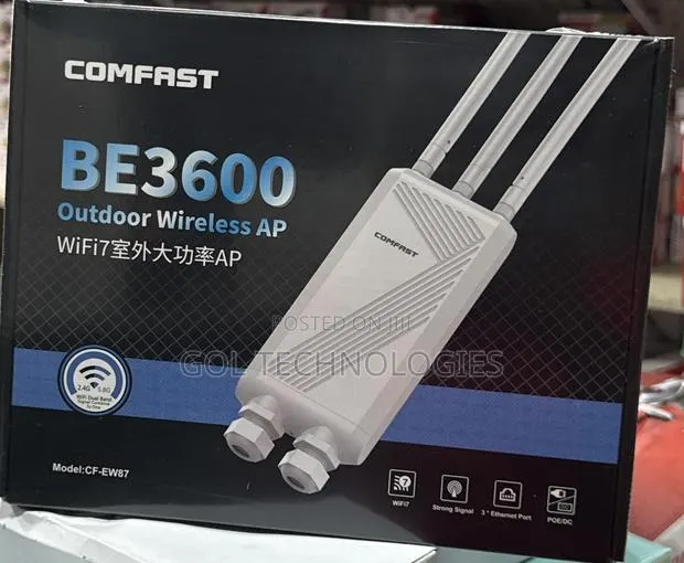 Comfast Be3600 Wifi7 Outdoor Wireless Ap Cf-Ew87 · Photo 1