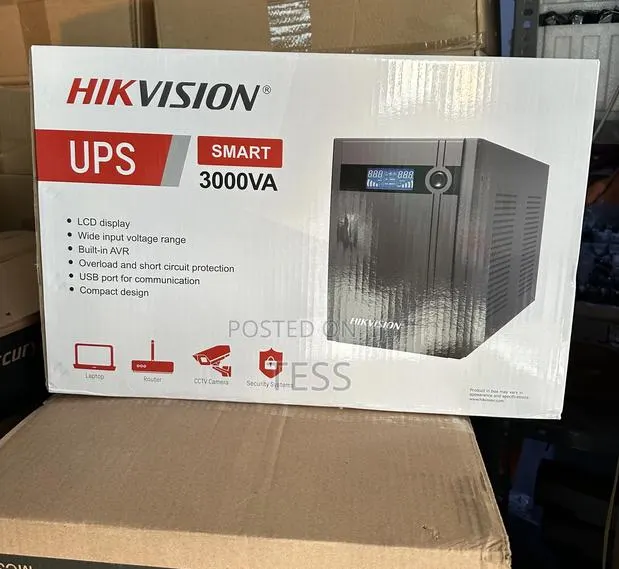 Hikvision Ups Smart 3000va (3kva) 9ah Battery X4 · Photo 1