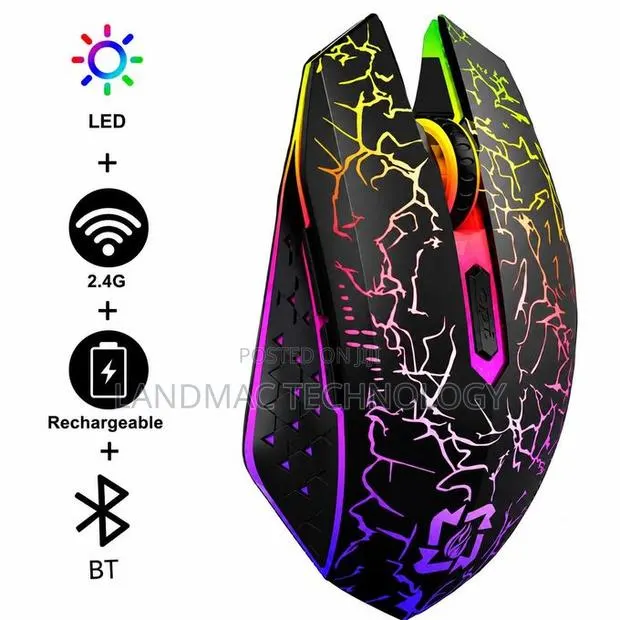 Wireless and Bluetooth Dual-Mode Rechargeable Gaming Mouse · Photo 1