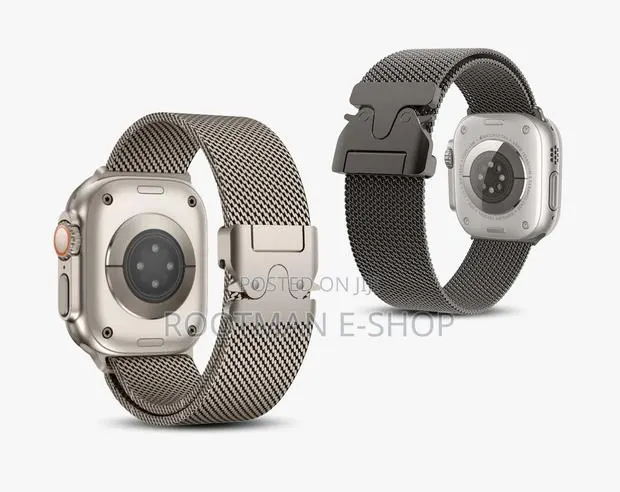 Stainless Steel Apple Watch Series Matal Chain Straps 44mm 49mm 42mm · Photo 1