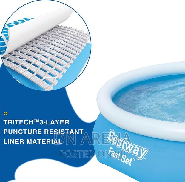 Bestway Fast Set Round Swimming Pool 3.05m*76cm Above Ground · Photo 2
