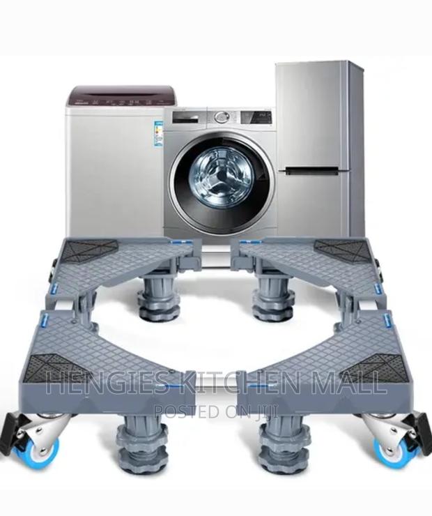 Adjustable Fridge Stand (4 Wheels + 4 Stands) · Photo 1