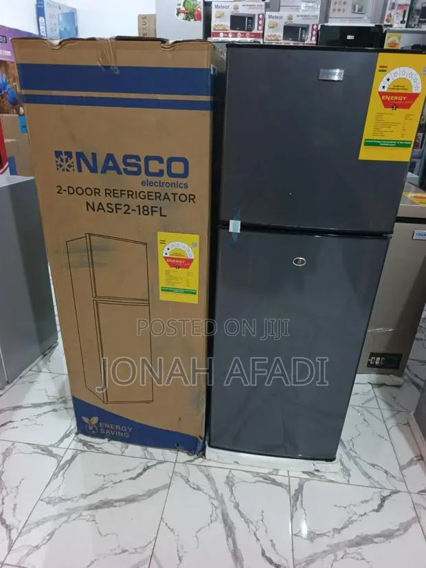 Nasco 158L Double Door Top Freezer Fridge NASF2-18FL · Photo 1