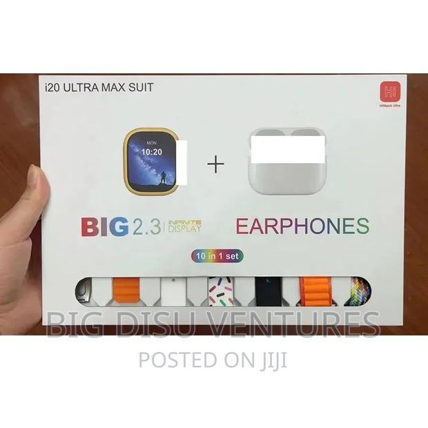 I20 Ultra Max 10 in 1 Smartwatch With TWS Airpod · Photo 4