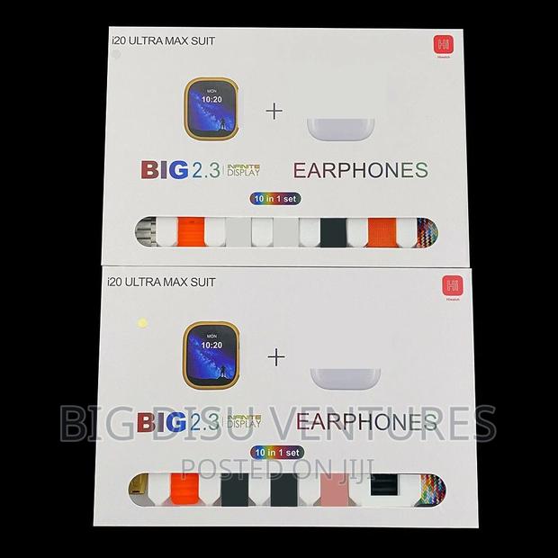 I20 Ultra Max 10 in 1 Smartwatch With TWS Airpod · Photo 5
