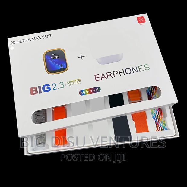 I20 Ultra Max 10 in 1 Smartwatch With TWS Airpod · Photo 6
