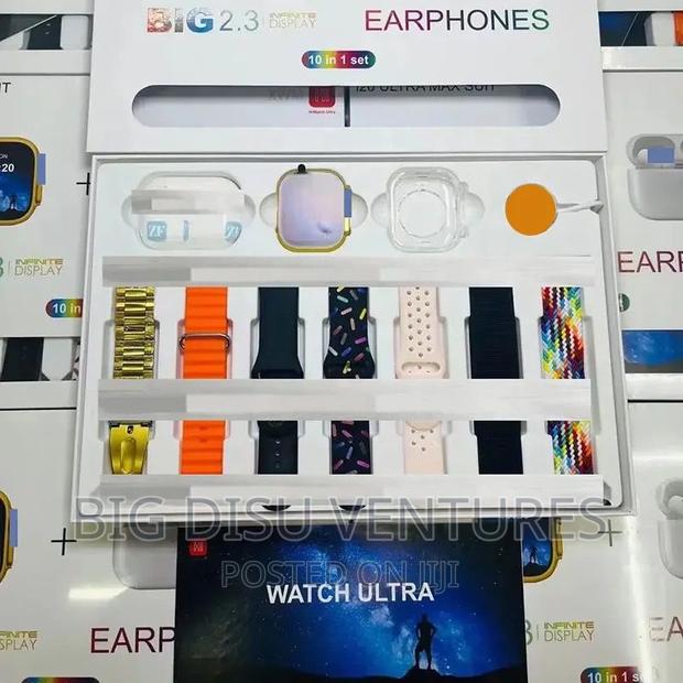 I20 Ultra Max 10 in 1 Smartwatch With TWS Airpod · Photo 8