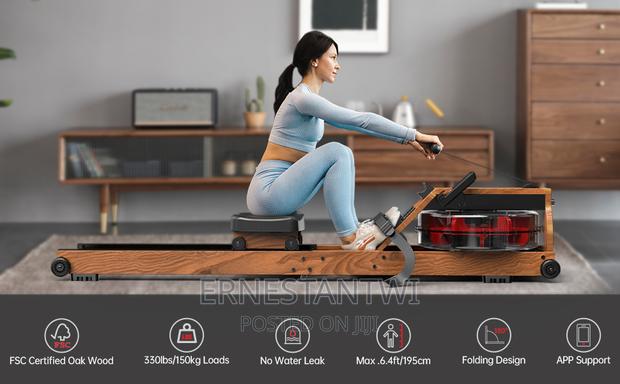 Oak Wood Foldable Rower Machin With Blutooth From JOROTO, UK · Photo 1