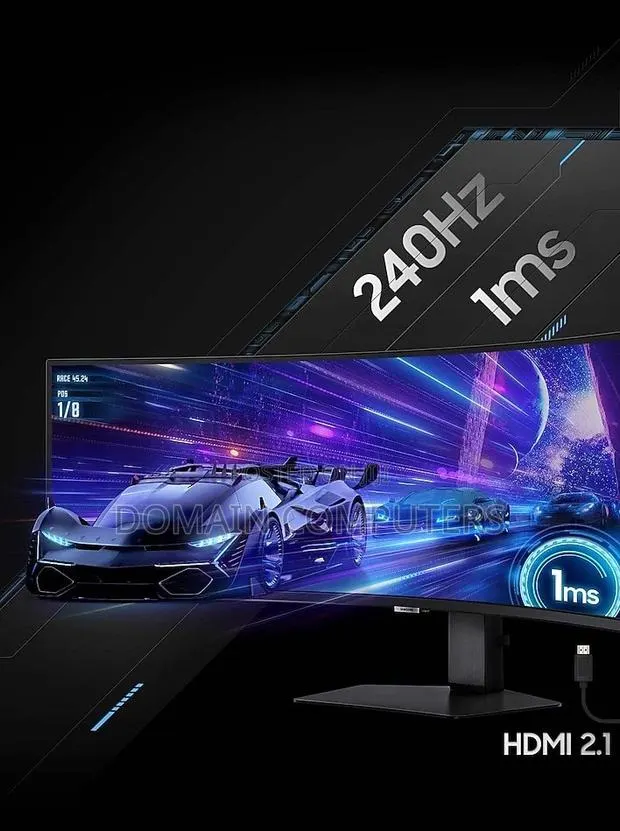 Samsung Odyssey G9 Dual QHD 49 Inches Curved Gaming Monitor Brand New · Photo 1