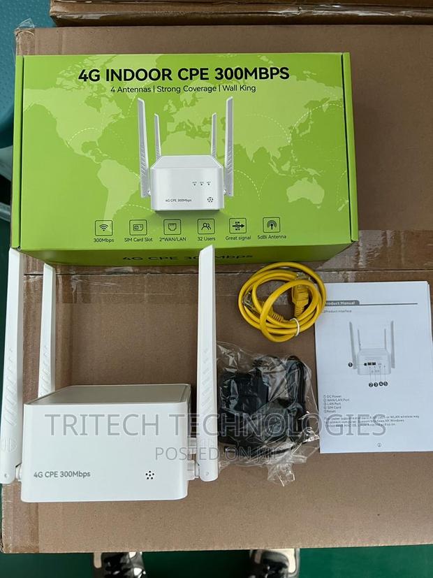 Universal Wireless 4G Indoor Cpe 300mbps SIM Router · Photo 1