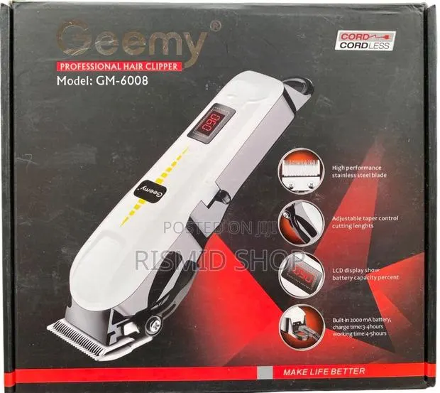 Geemy Cordless Professional Hair Clipper , Model: Gm-6008 · Photo 1