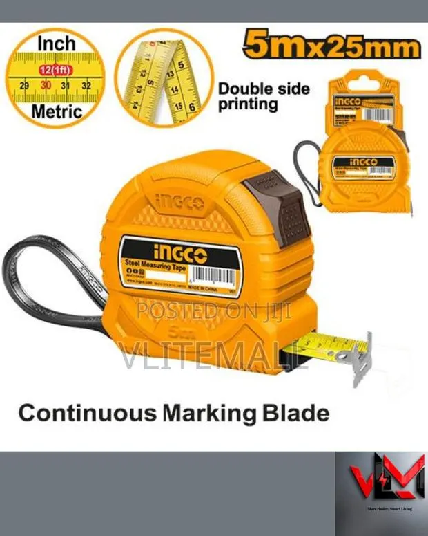 Ingco Steel Measuring Tape Hsmt39525 · Photo 1