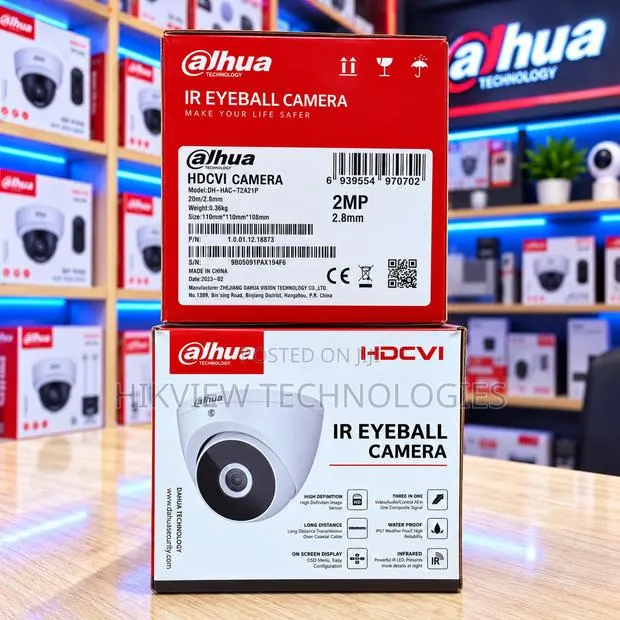 Dahua Dh-Hac-T2a21p 2mp Ir Hdcvi Fixed-Focal Bullet Camera · Photo 1