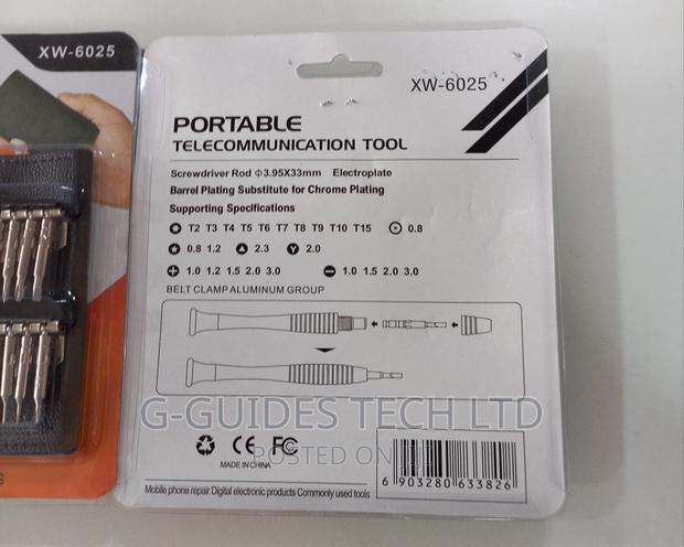 25 In 1 Screwdriver Set Xw-6025, Mobile Phone Repair Tool With Bag · Photo 5