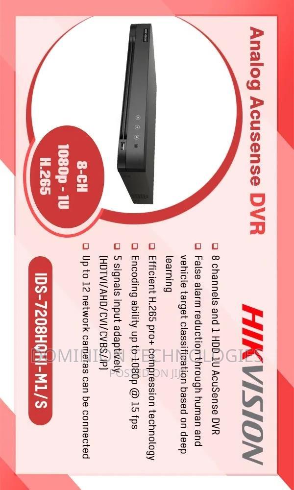 Hikvision Ids-7208hqhi-M1sα(C) 8ch Acusense DVR Audio · Photo 1