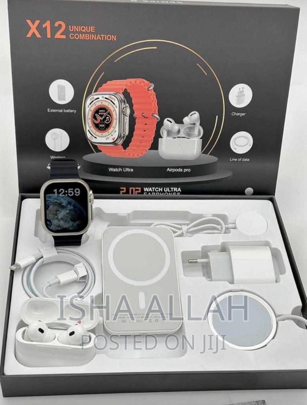 X8 Premium Smart Combo . Watch , Earbuds , Fast Charging Kit · Photo 2