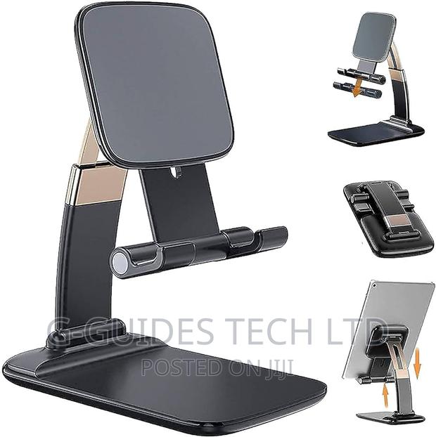 Desktop Mobile Phone and Tablet Stand,Adjustable Foldable · Photo 1