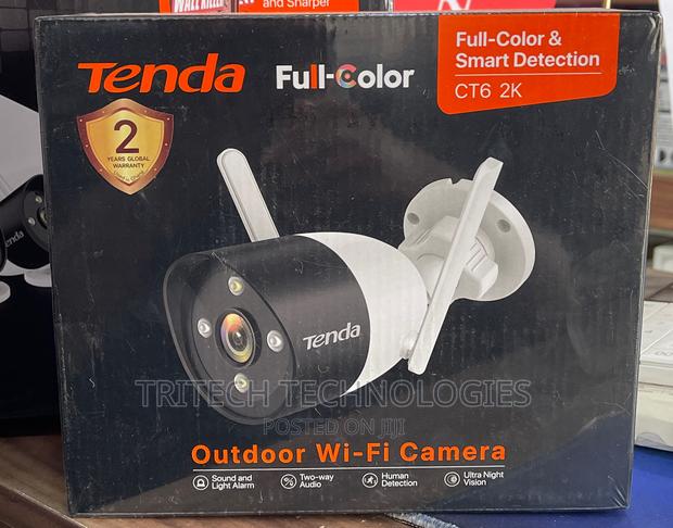 Tenda Ct6 Outdoor Wi-Fi Camera Full Color With Sound · Photo 1