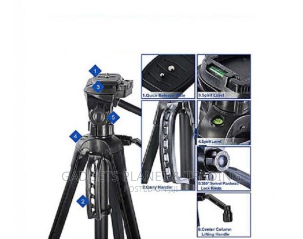 Professional Tripod Stand for Camera Camcorder WF-3520 · Photo 5
