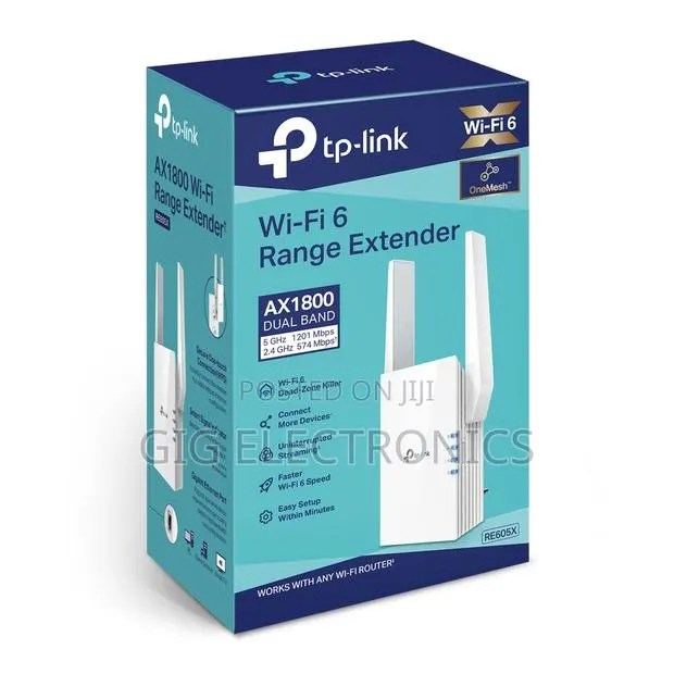 Tp-Link Re605x Ax1800 Wifi 6 Range Extender · Photo 1