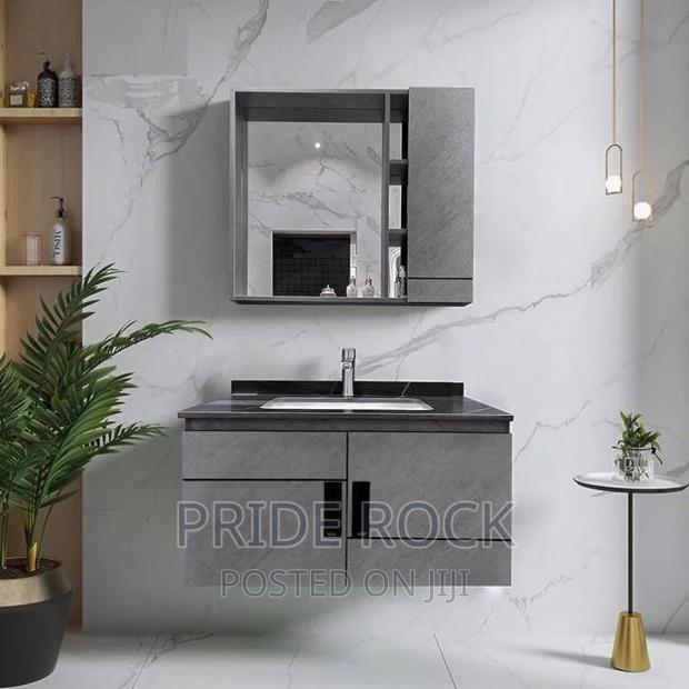 Cabinet Basin Vanity With Mirror and Mixture Tap · Photo 2