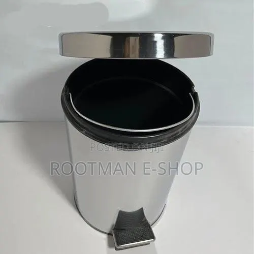 Stainless Steel Pedal Bin 5-Liter · Photo 1