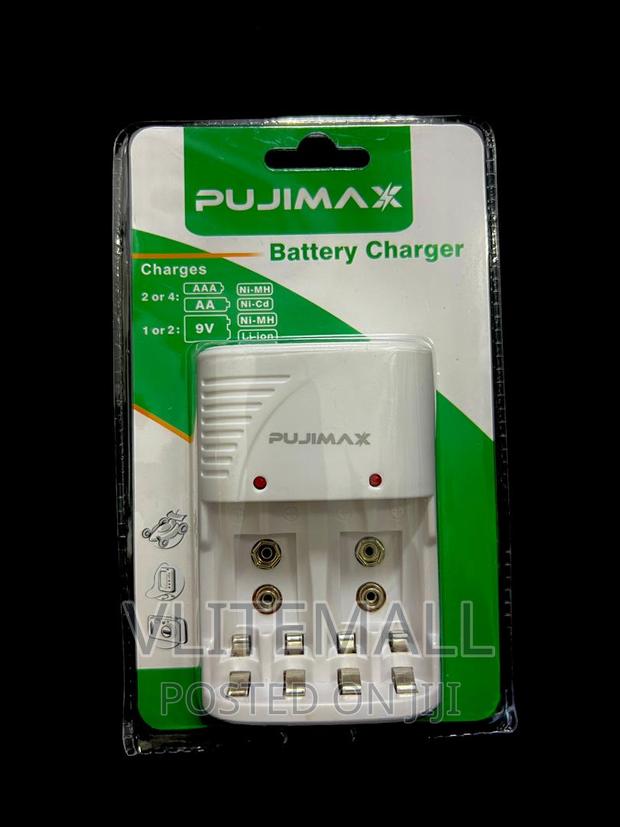 PUJIMAX Charger for 2slot 9v, AA/AAA Rechargeable Battery · Photo 4