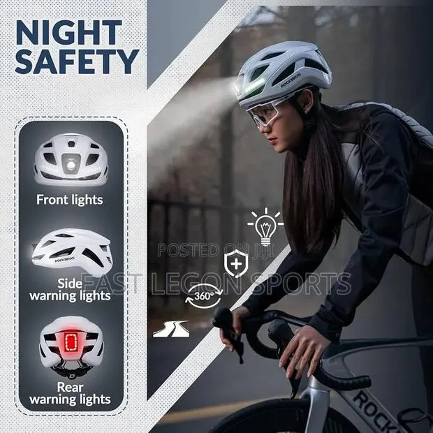 Cycle Helmet With Rear Light L/Xl · Photo 1