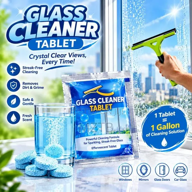 10pcs Glass Door Window Cleaning Tablets · Photo 1