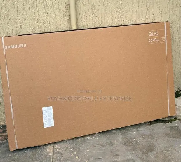 Upgrade to Cinema Scale Samsung 75" Q7F QLED TV Featuring Tizen OS · Photo 1