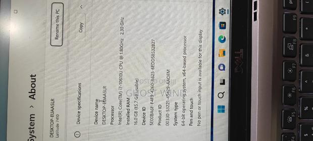 Laptop Dell Latitude 7410 18GB Intel Core I7 SSD 512GB · Photo 5