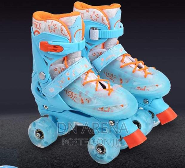 Skating Shoes With Roller Wheels and Custom LED Lights · Photo 1