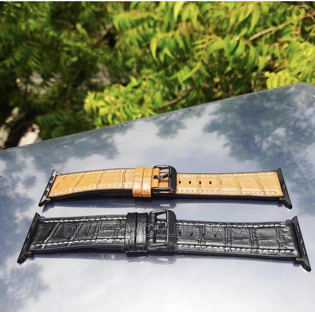 Ktusu Hybrid Leather+Silicone Strap 4 Apple Watche Series1-9 · Photo 1