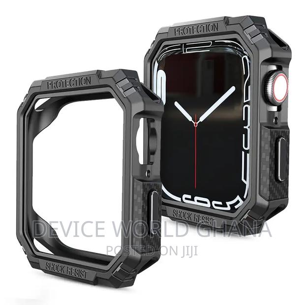 Edge Carbon Fiber Bumper Case for Apple Watch Series 1-9 · Photo 1