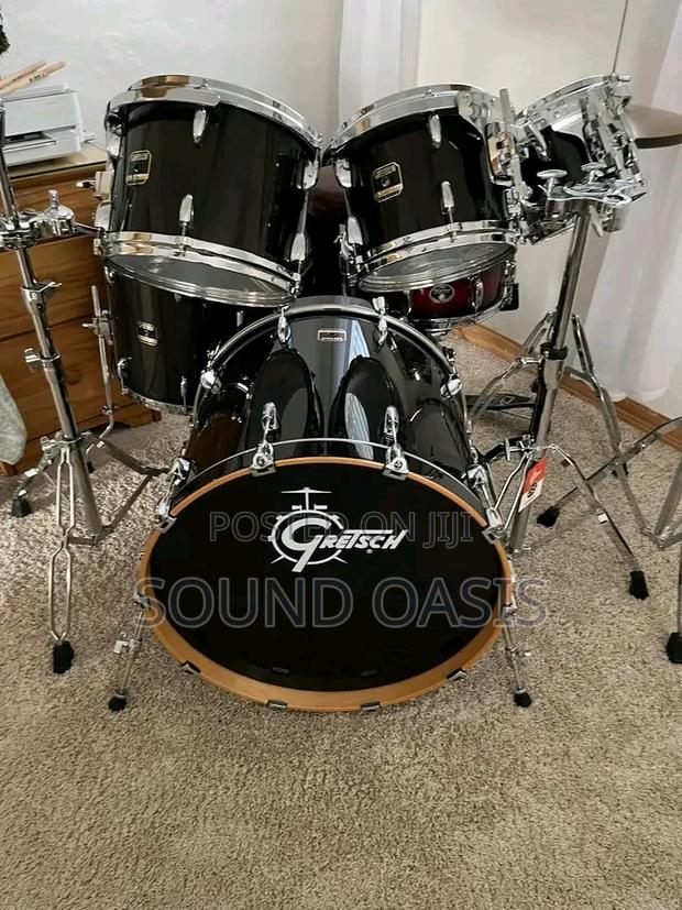 Gretsch Drums Renown RN2-E8246 4-Piece Shell Pack - Black · Photo 1
