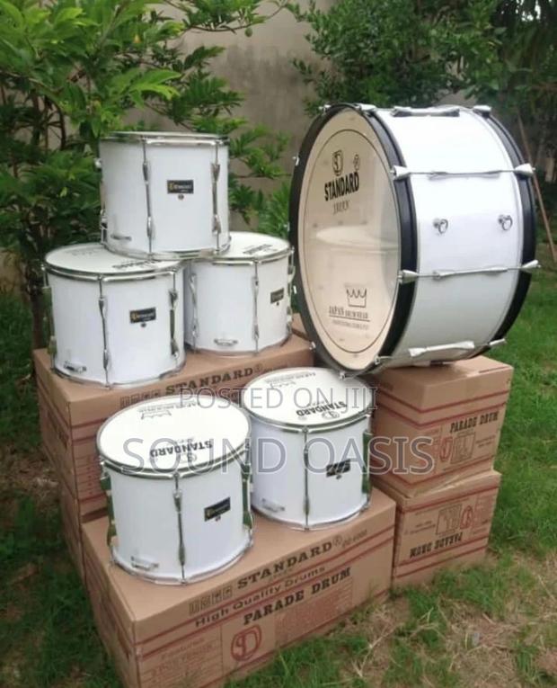 Standard Complete Marching Parade Drum Set – 6 Piece · Photo 1