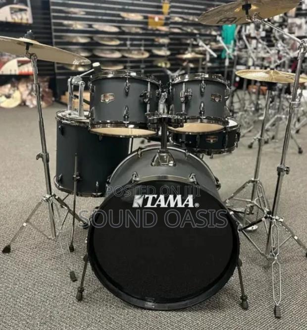 Tama Rhythm Mate 5-PCS Acoustic Drum KIT - Matte Black · Photo 3