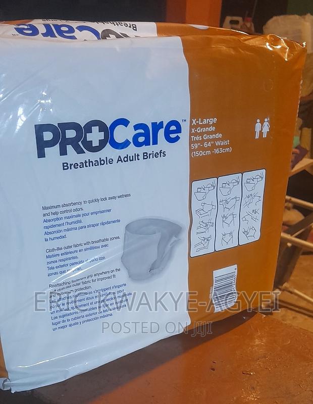 Procare Breathable Adult Briefs - X-L, 59"-64" Waist · Photo 3