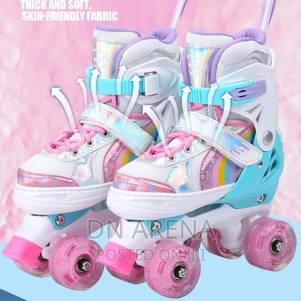 Skating Shoes With Roller Wheels and Custom LED Lights · Photo 4