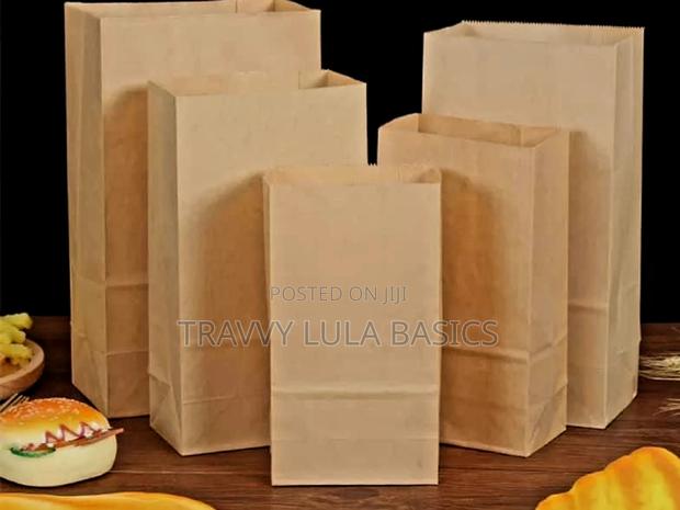 New Hard Kraft Paper Food Bags(Brown) · Photo 3