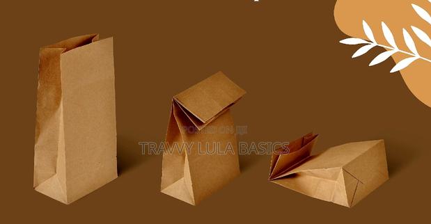 New Hard Kraft Paper Food Bags(Brown) · Photo 1