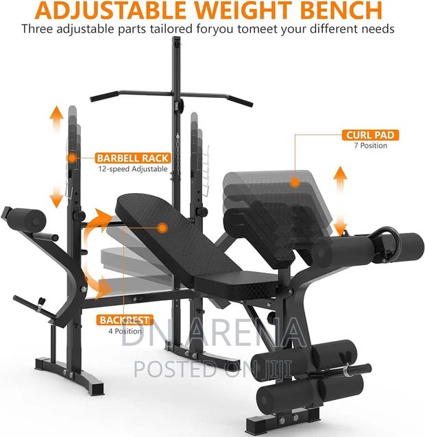 Multi Functional Weight Lifting Adjustable Decline Bench · Photo 3